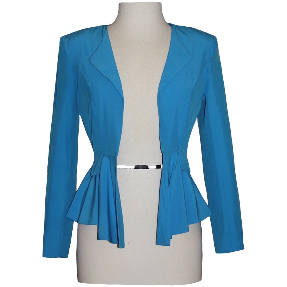Naven Jacket Blazer Coat NWT Sz 4 Blue Turquoise
